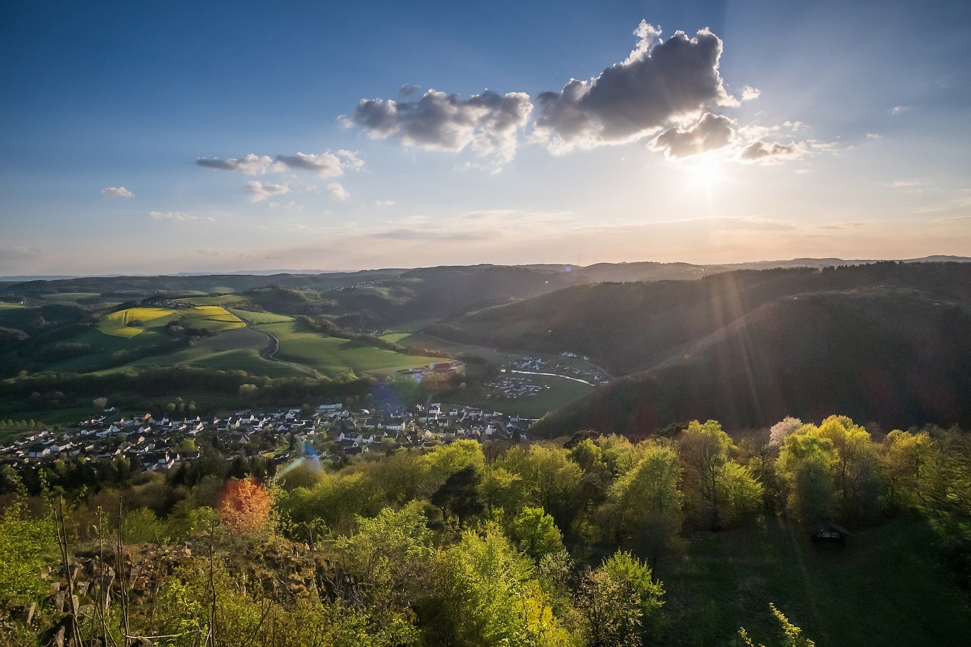 Ausblick vom Roßbacher Häubchen