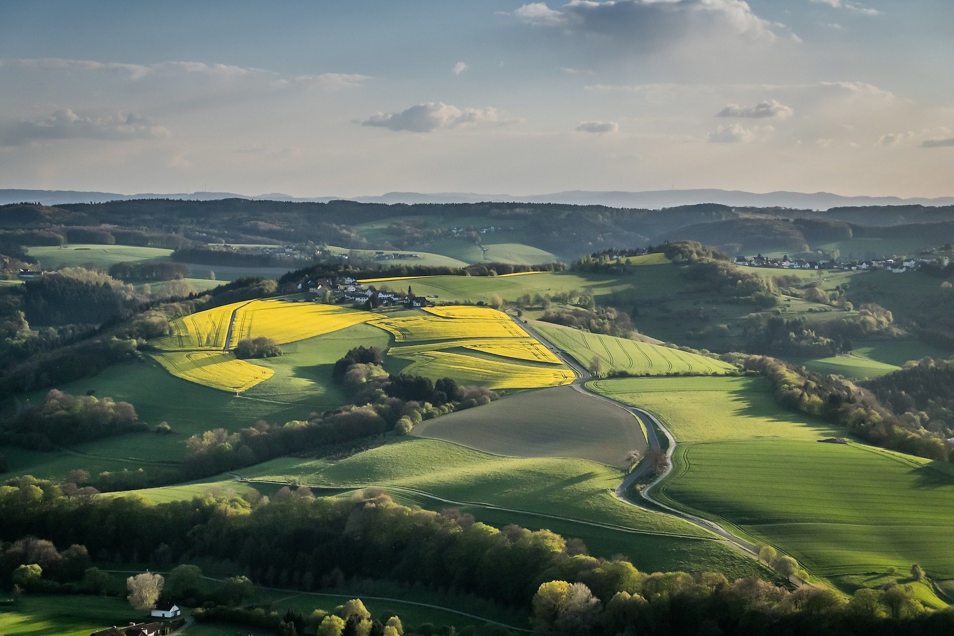 Eine Landschaft wie gemalt am Häubchen