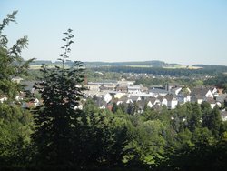 Blick vom Ehrenmal über Altenkirchen