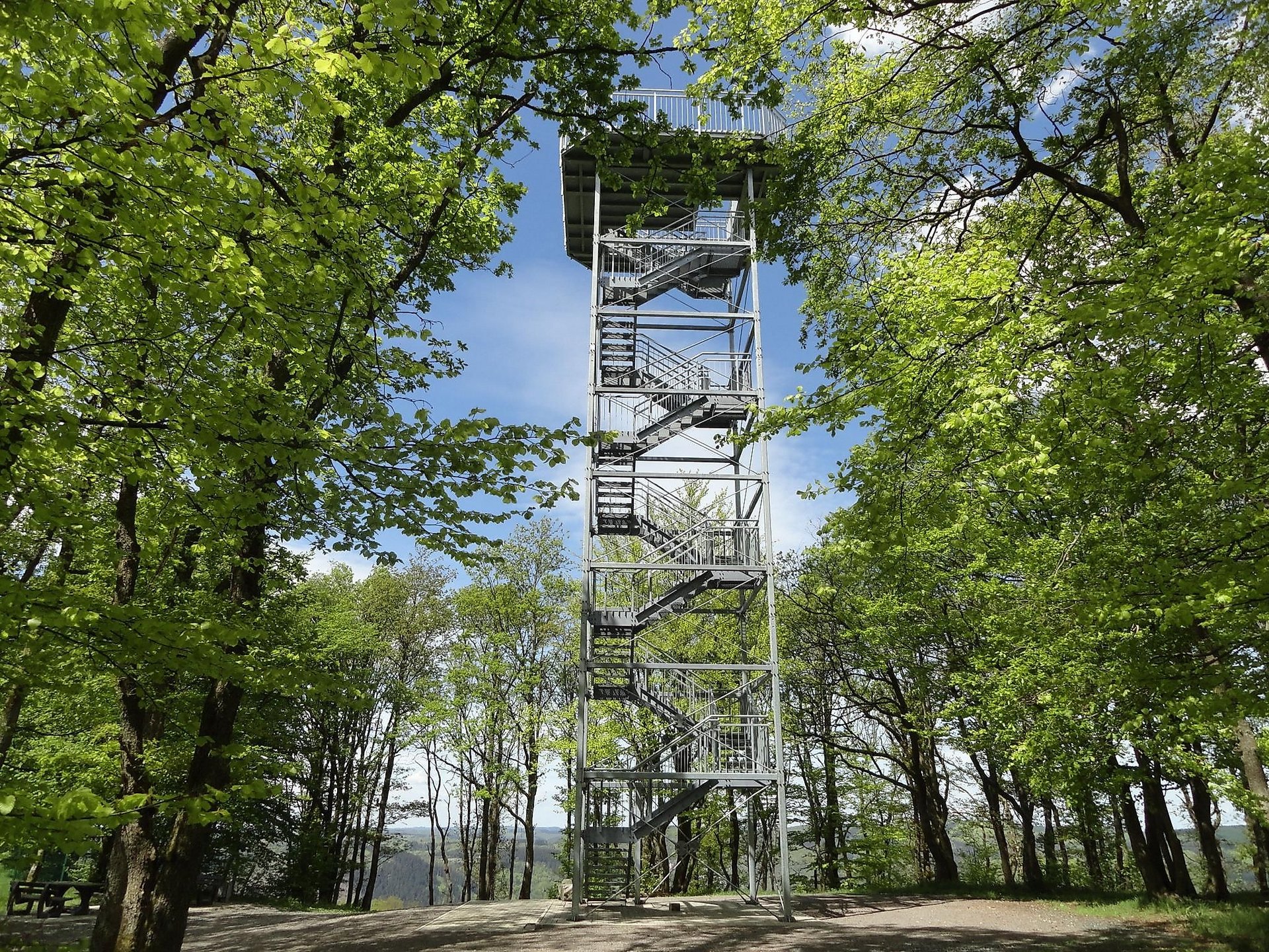 Aussichtspunkt Ottoturm auf dem Kahlberg