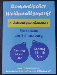 Romantischer Weihnachtsmarkt Stockhaus Dillenburg