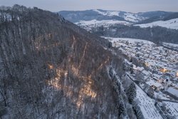 Klosterberg mit Stern von Bethlehem