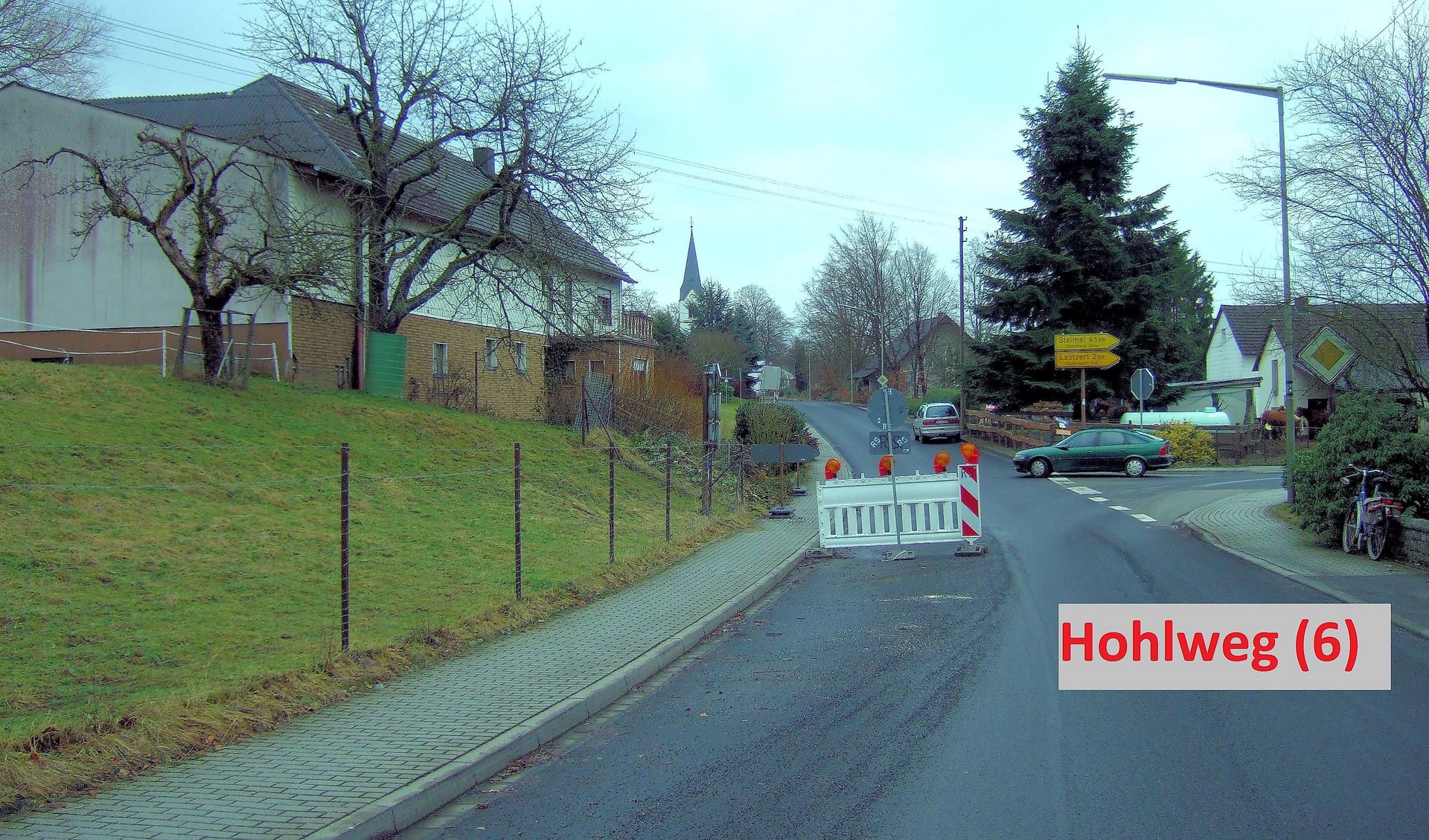 Hauptstraße Oberwambach - ehemals Hohlweg