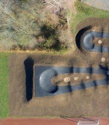 Pumptrack Hachenburg - Vogelperspektive