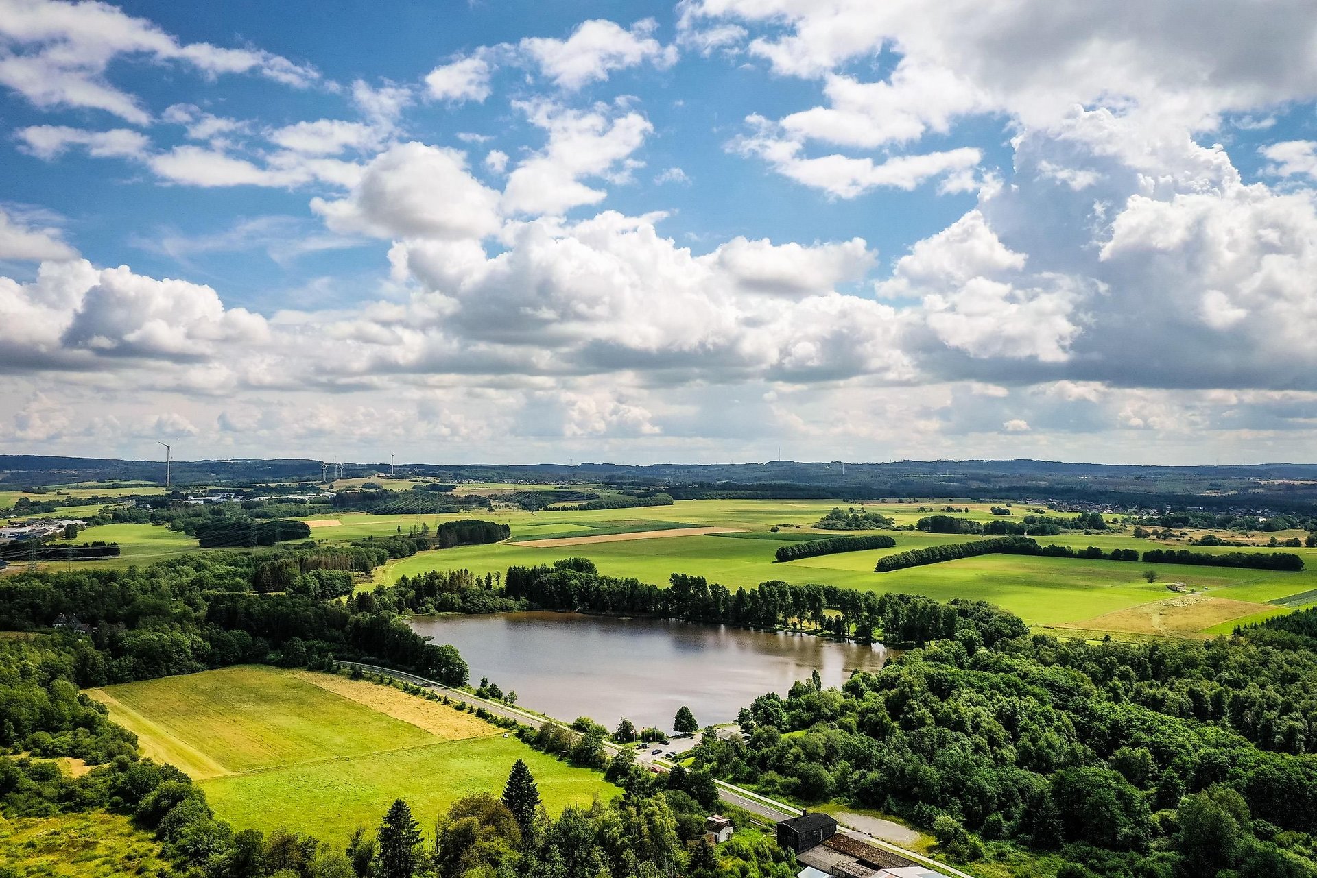 Elkenrother Weiher - Luftansicht