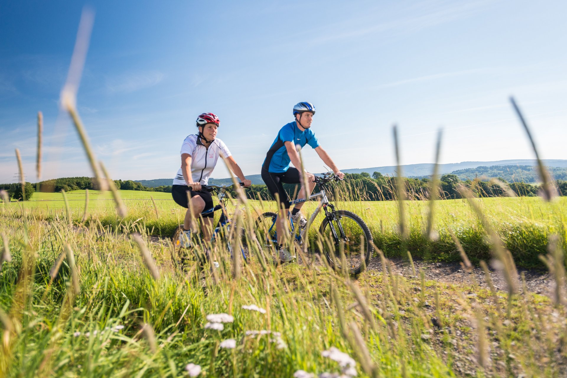 Mountainbiker im Landkreis Altenkirchen