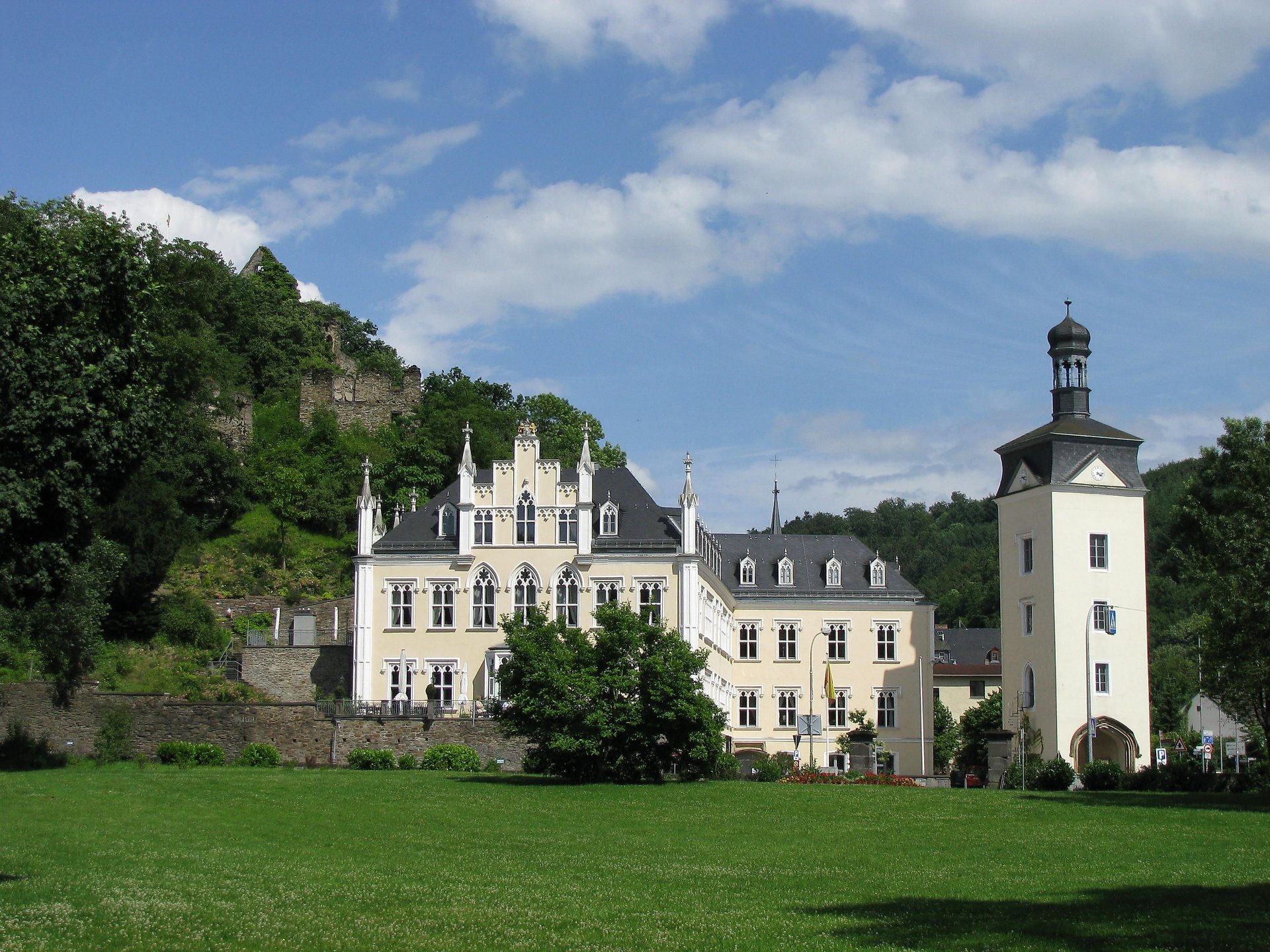 Schloss Sayn Bendorf, Westerwald-Rhein-Radweg