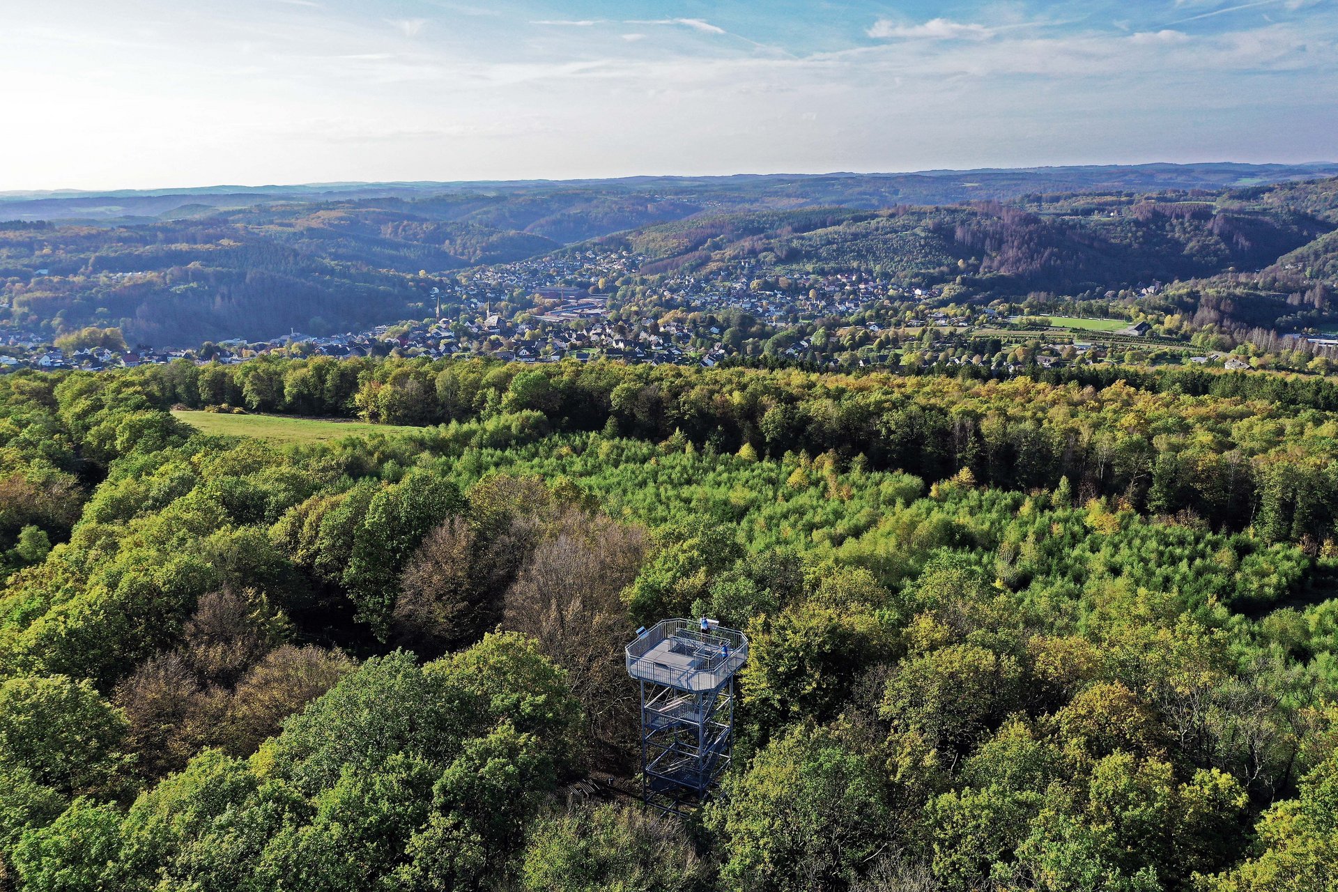 Aussichtspunkt Ottoturm oberhalb von Kirchen (Sieg)