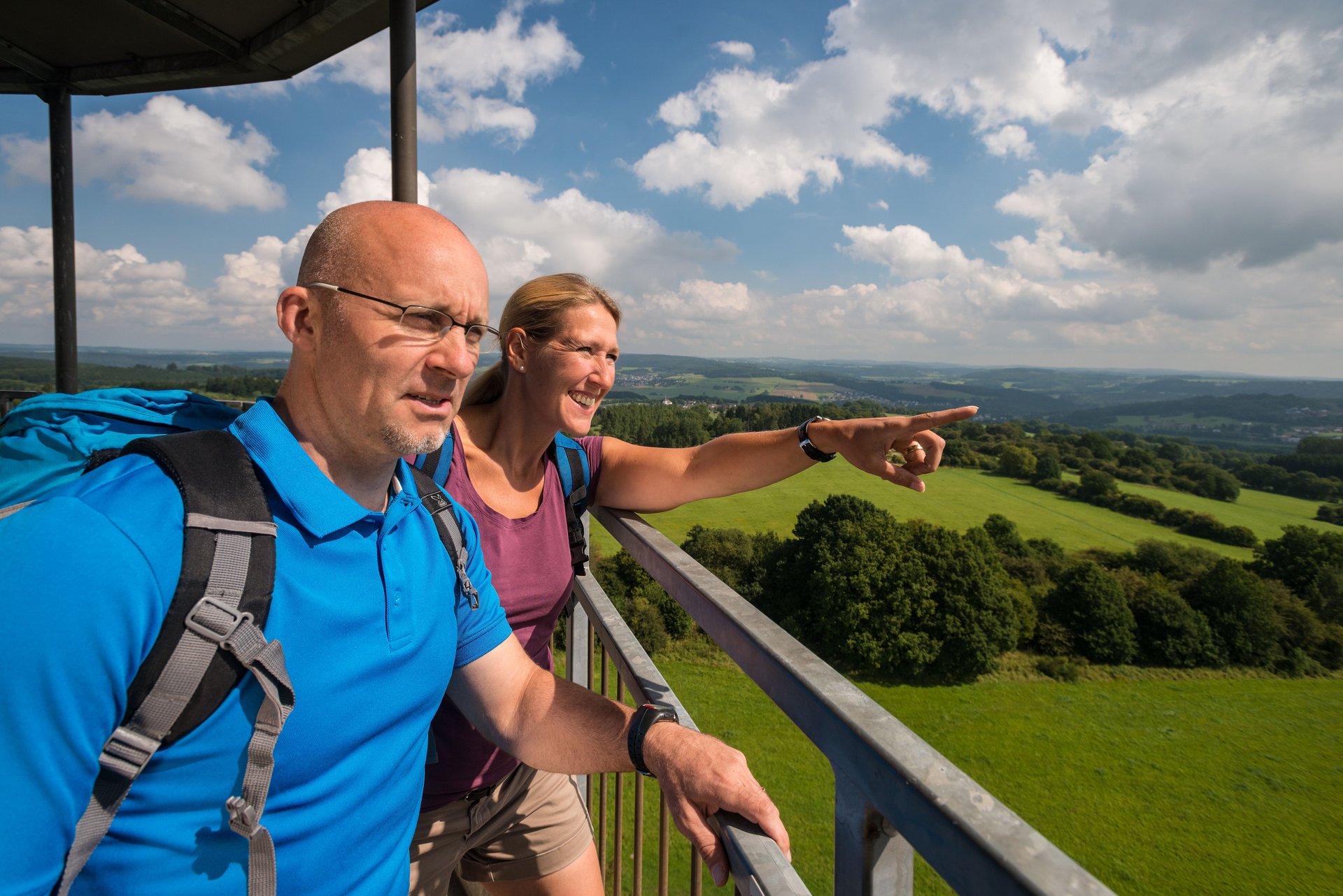 Blick vom Aussichtsturm Gräbersberg